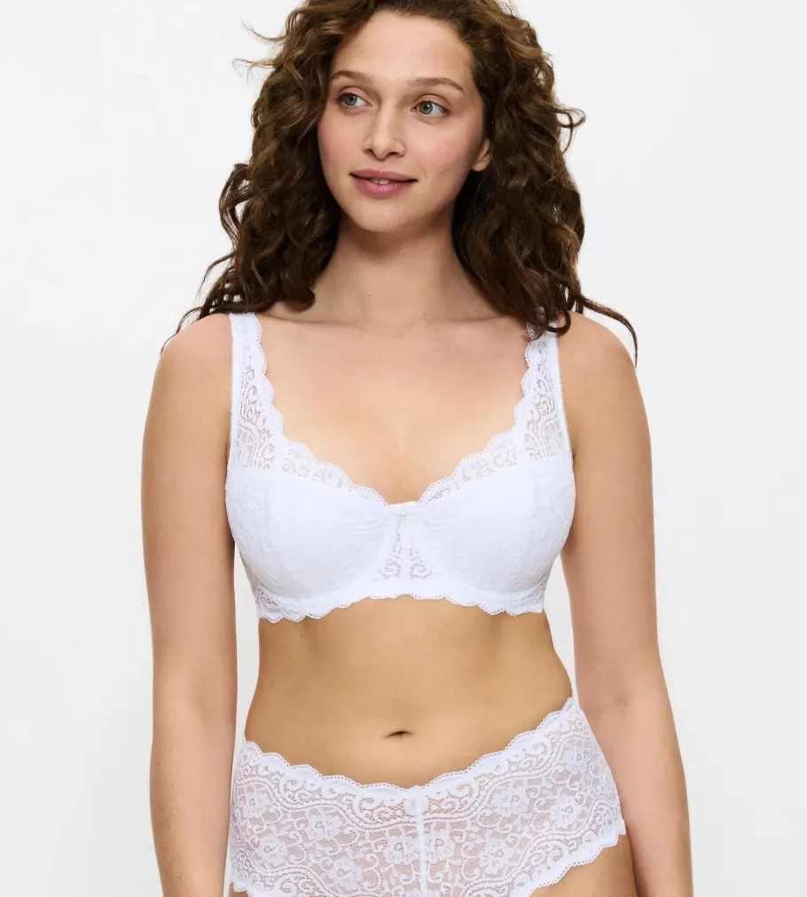Fuller Cups|Underwired Bras>Triumph AMOURETTE White