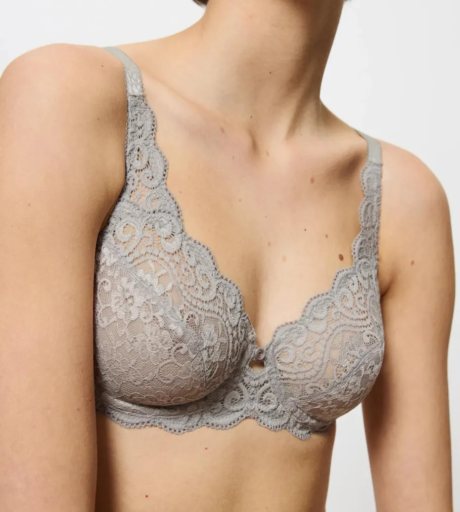 Fuller Cups|Underwired Bras>Triumph AMOURETTE Silentgrey