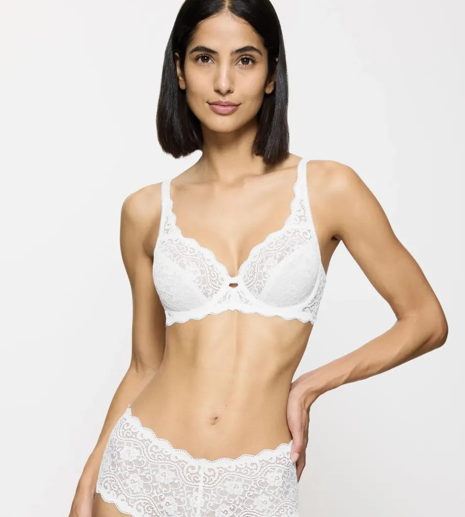 Fuller Cups|Underwired Bras>Triumph AMOURETTE White