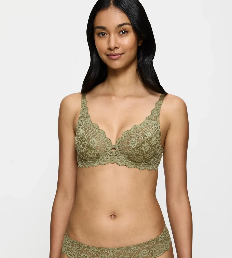 Fuller Cups|Underwired Bras>Triumph AMOURETTE MartiniOlive