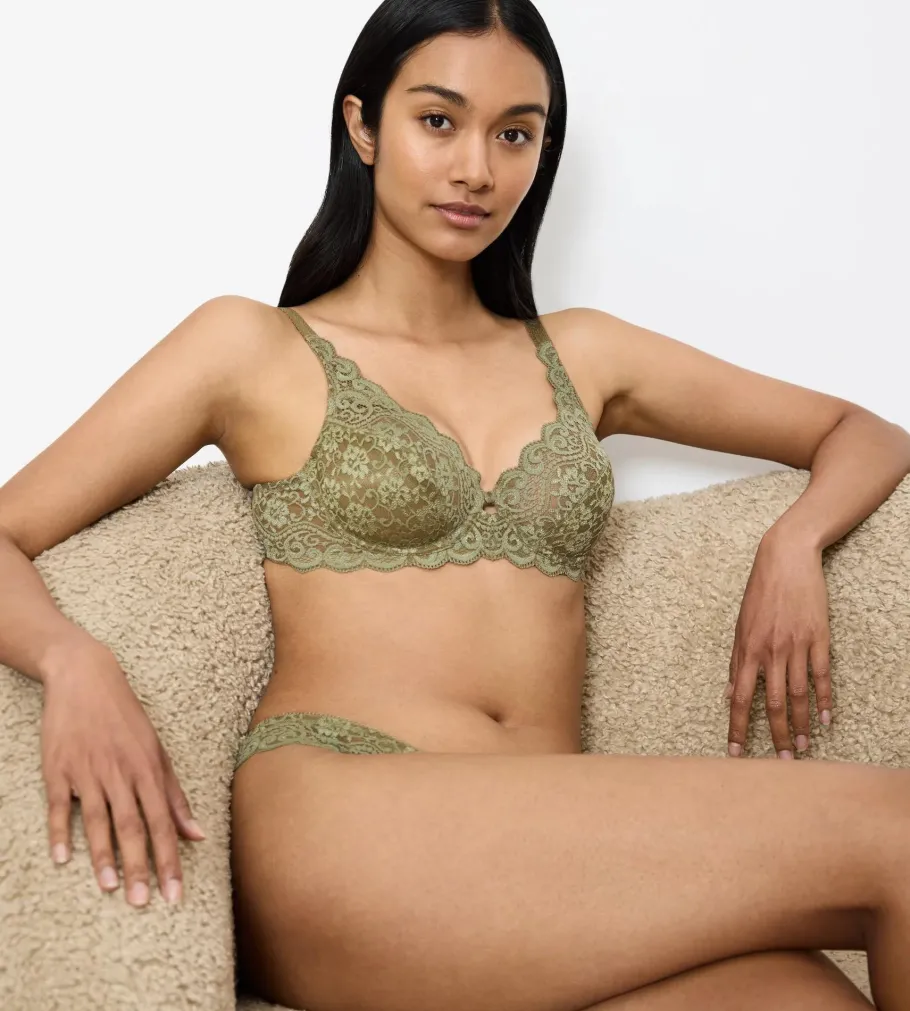 Fuller Cups|Underwired Bras>Triumph AMOURETTE MartiniOlive