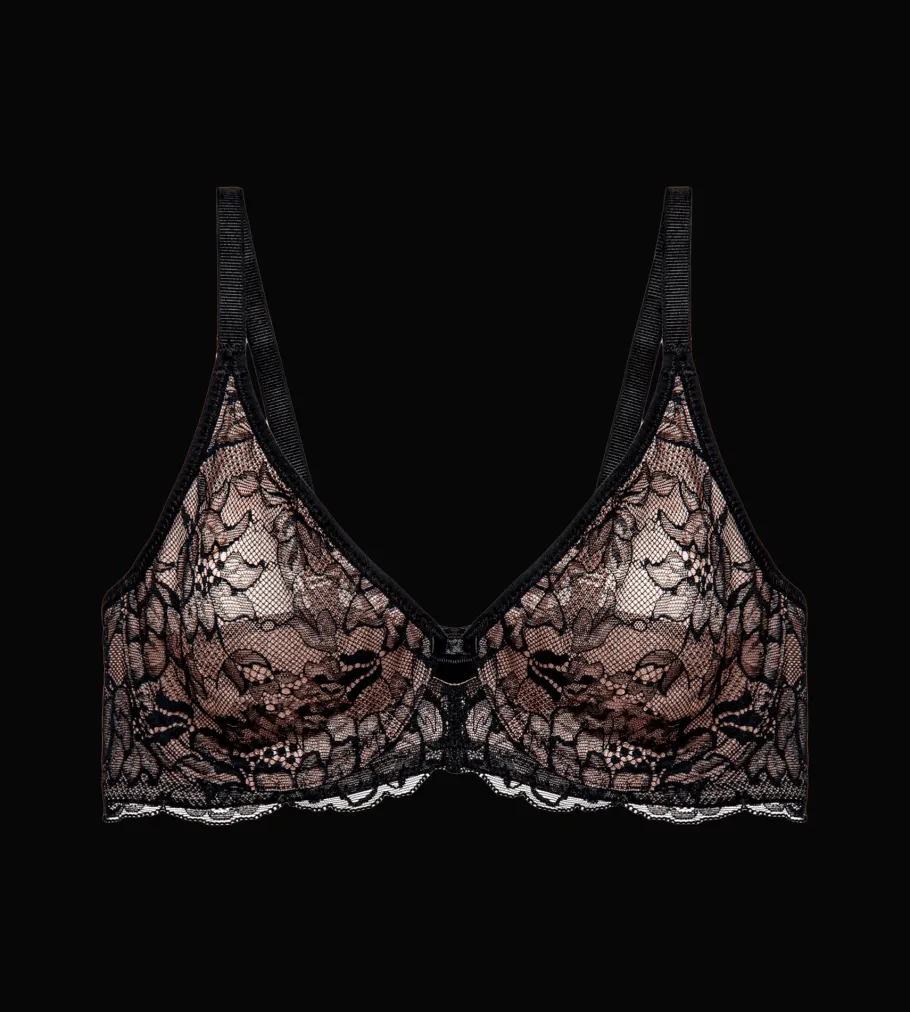 Fuller Cups|Underwired Bras>Triumph AMOURETTE CHARM Black