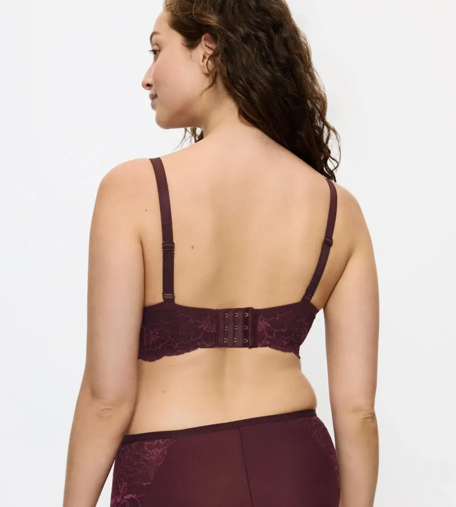 Fuller Cups|Non-wired Bras>Triumph AMOURETTE CHARM Burgundy