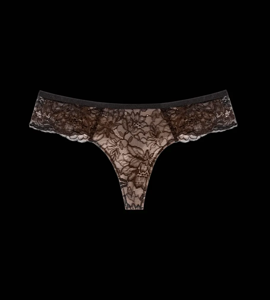String, Brazilian|Seamless>Triumph AMOURETTE CHARM Black