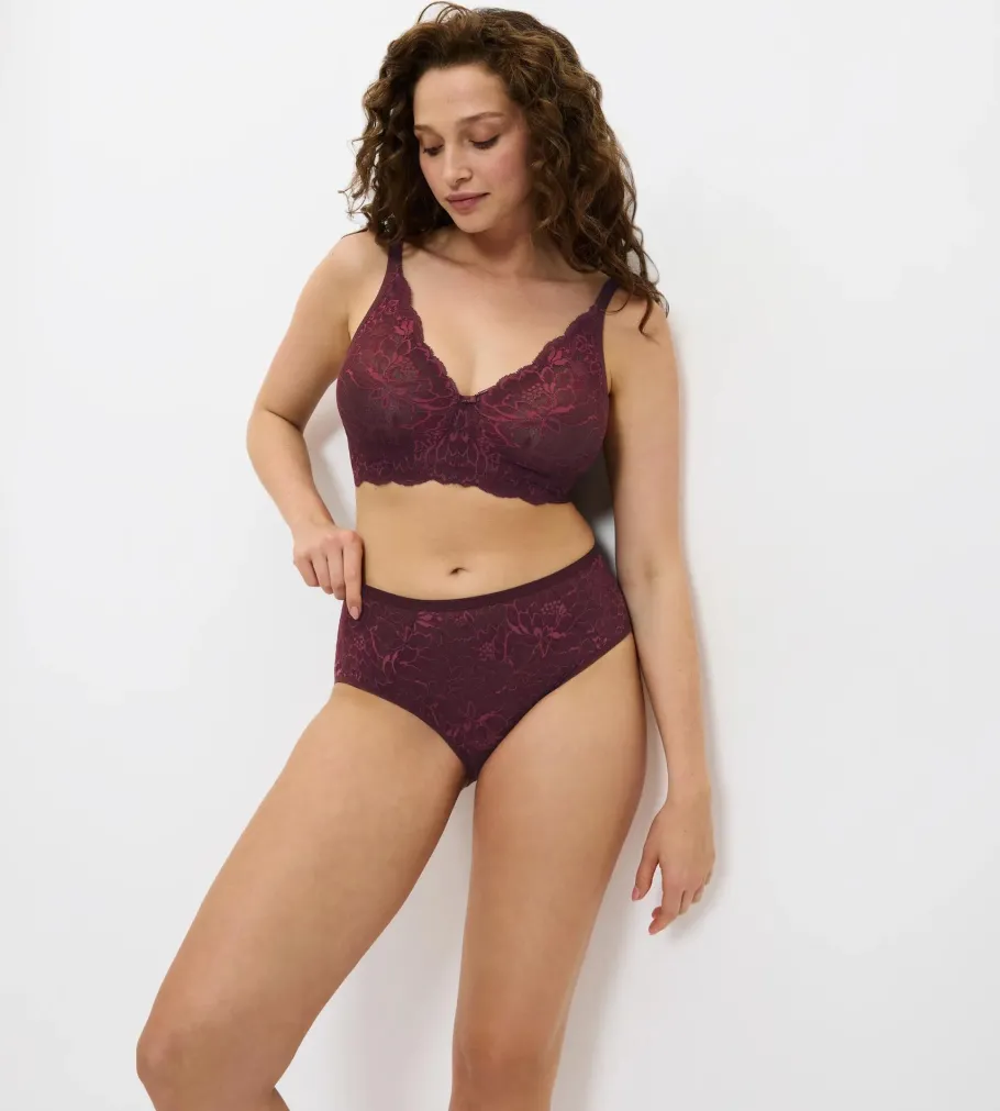 High Waisted|Panty Girdles>Triumph AMOURETTE CHARM Burgundy