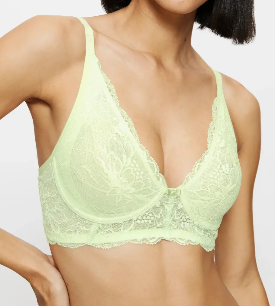 Fuller Cups|Non-wired Bras>Triumph AMOURETTE CHARM Sherbetgreen