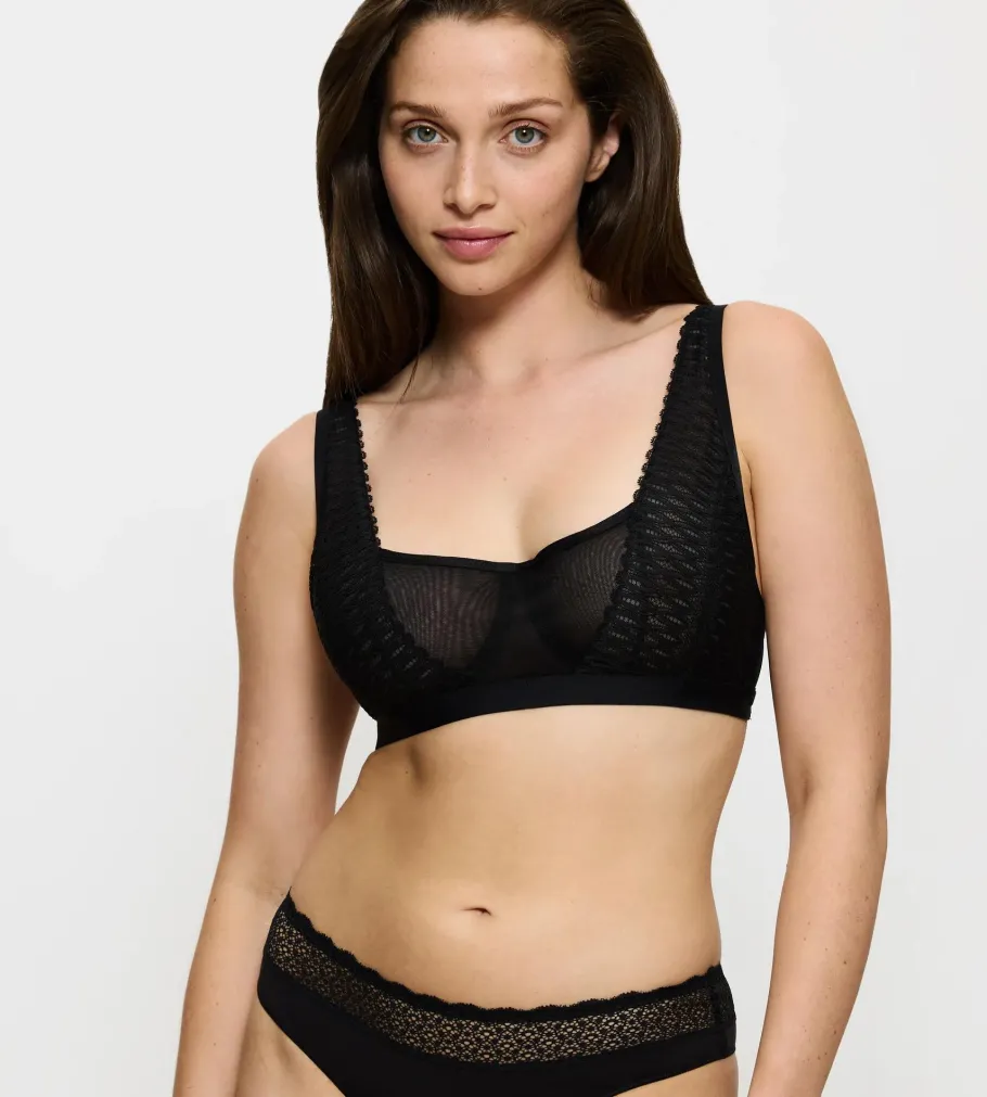 Fuller Cups|Underwired Bras>Triumph AURA SPOTLIGHT Black