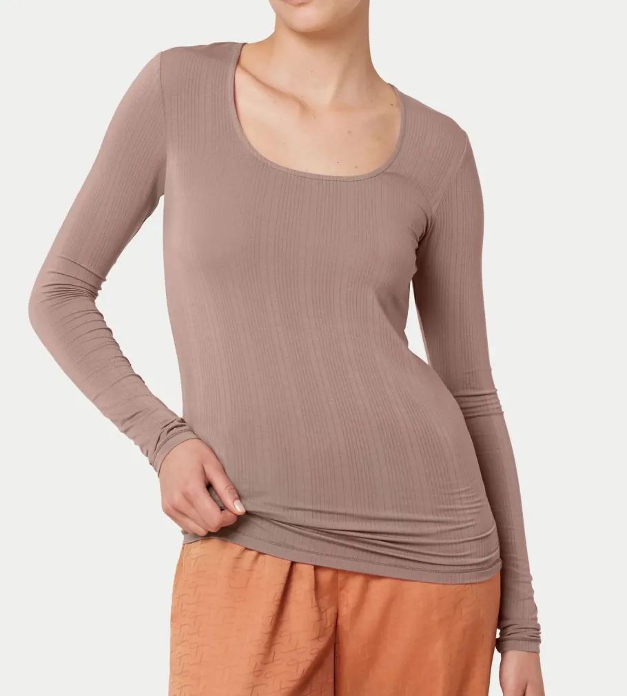 Camisoles, Vests, Tops>Triumph BEAUTY LAYERS Chocolatemousse