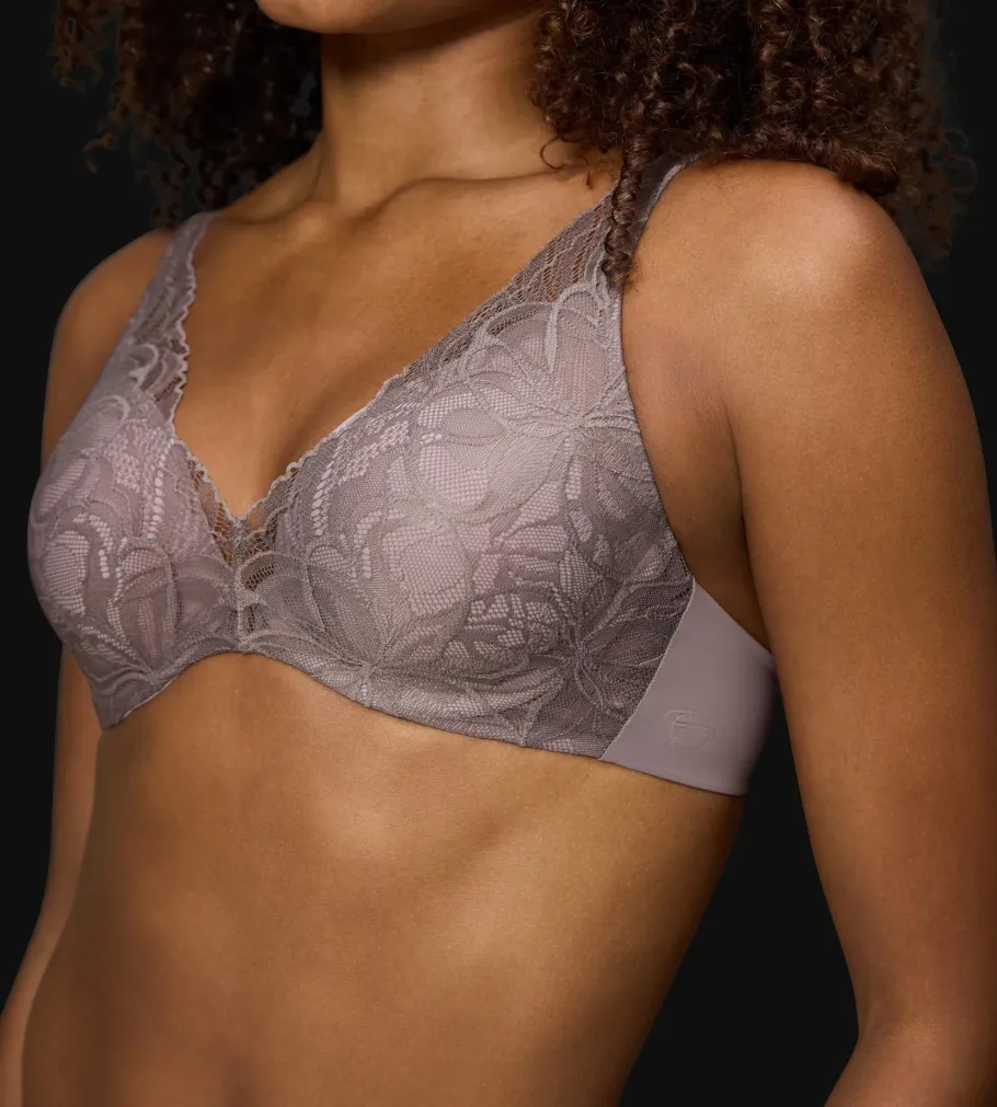 Underwired Bras|Padded Bras>Triumph BODY MAKE-UP ILLUSION LACE PigeonGrey