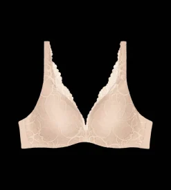 Underwired Bras|Padded Bras>Triumph BODY MAKE-UP ILLUSION LACE NudeBeige