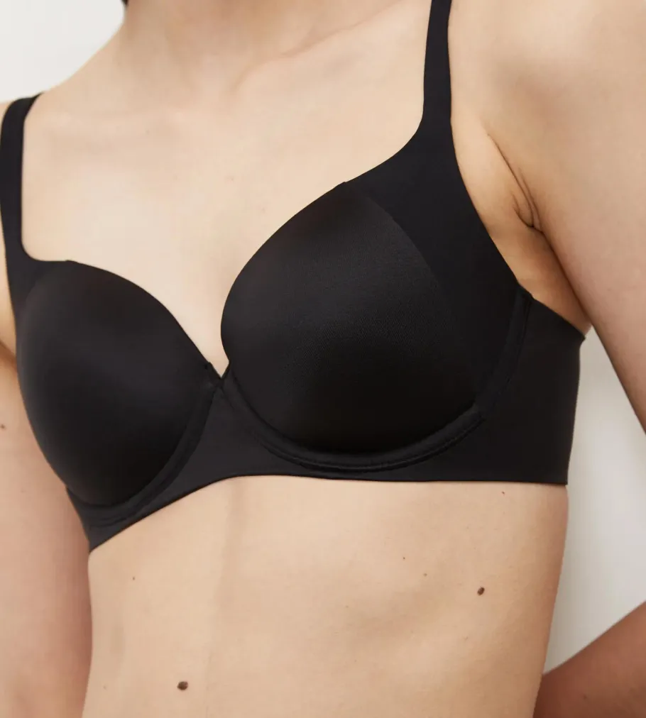 Fuller Cups|Underwired Bras>Triumph BODY MAKE-UP SOFT TOUCH Black