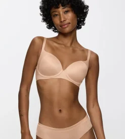 Fuller Cups|Underwired Bras>Triumph BODY MAKE-UP SOFT TOUCH NeutralBeige