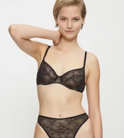Fuller Cups|Underwired Bras>Triumph BRIGHT SPOTLIGHT Black