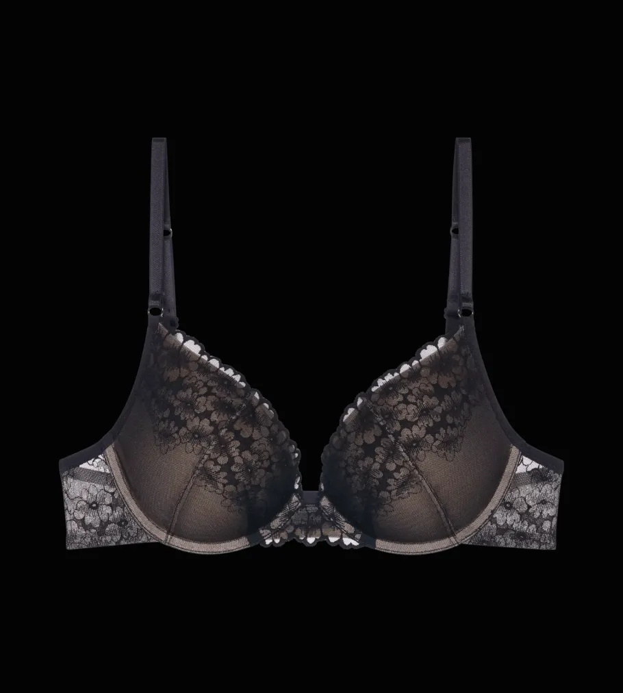 Fuller Cups|Underwired Bras>Triumph BRIGHT SPOTLIGHT Black