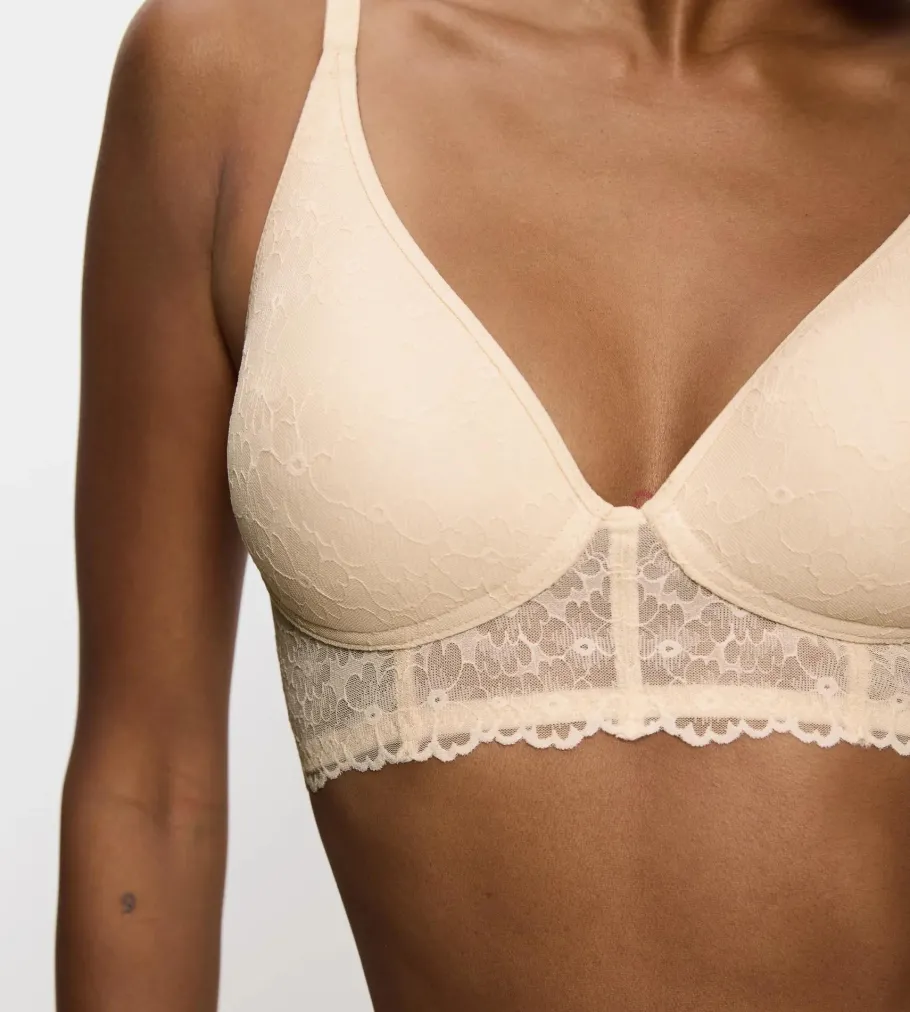 Fuller Cups|Non-wired Bras>Triumph BRIGHT SPOTLIGHT CreamyDream