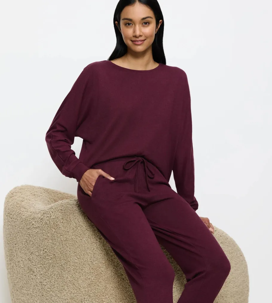 Trousers>Triumph COZY COMFORT Burgundy