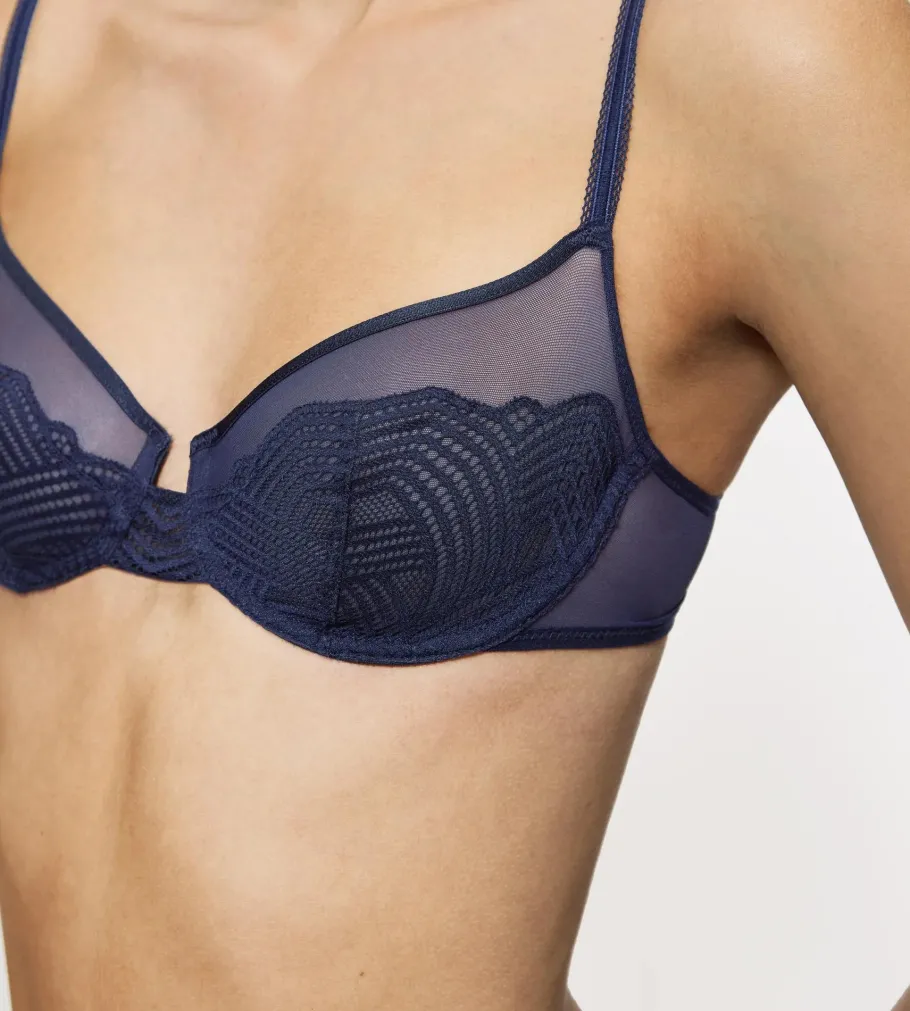 Fuller Cups|Underwired Bras>Triumph DELIGHTFUL SPOTLIGHT DarkBlue