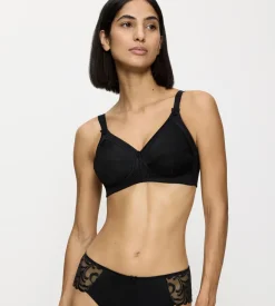 Non-wired Bras|Unpadded Bras>Triumph DOREEN + COTTON 01 Black