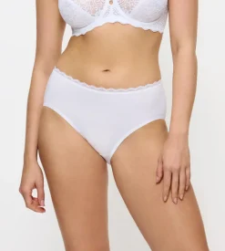 High Waisted>Triumph FEEL OF COTTON White