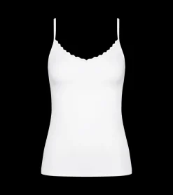 Camisoles, Vests, Tops>Triumph FEEL OF COTTON White