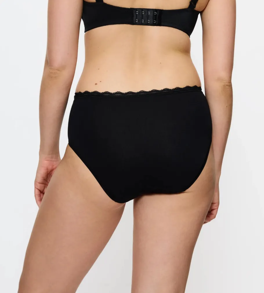 High Waisted>Triumph FEEL OF COTTON Black