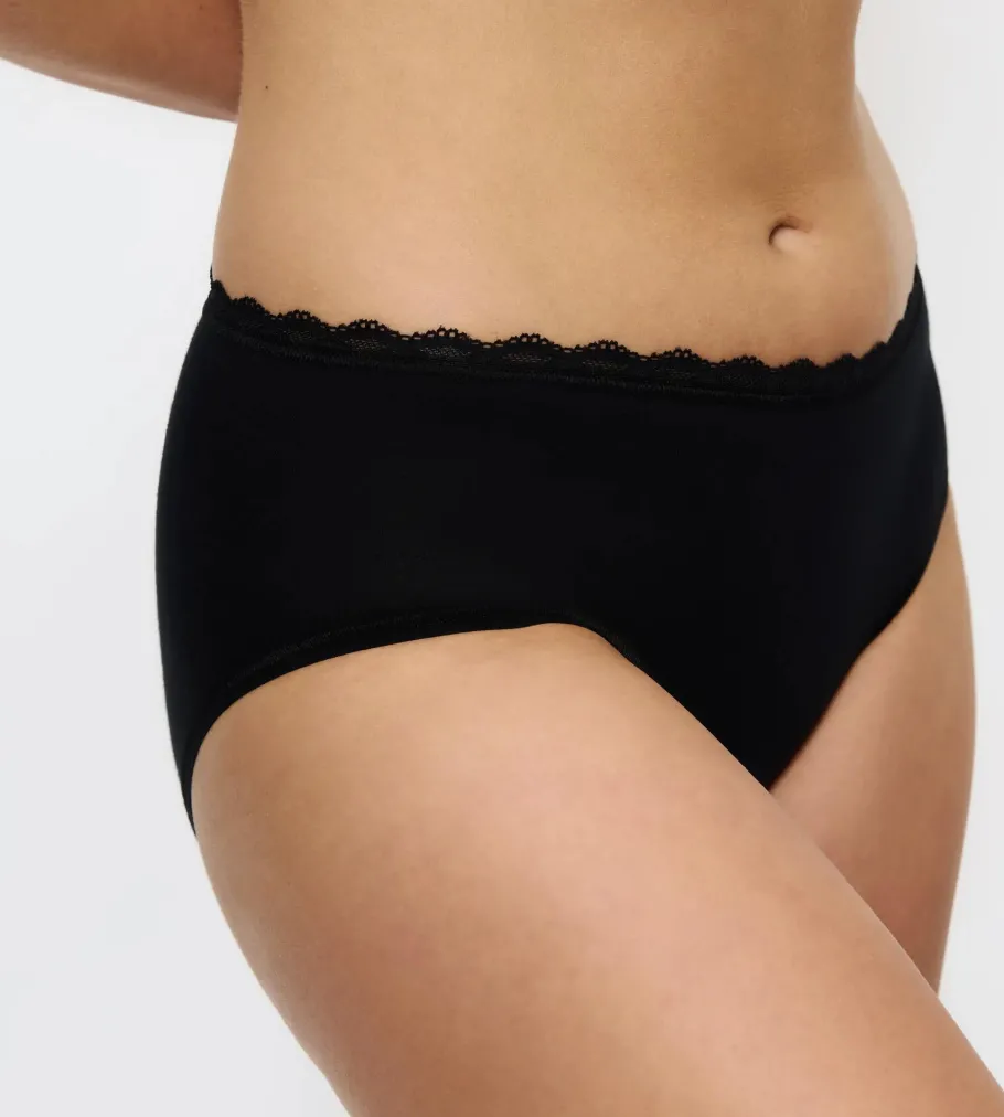 High Waisted>Triumph FEEL OF COTTON Black