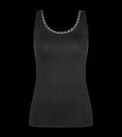 New In|Camisoles, Vests, Tops>Triumph FEEL OF COTTON Black