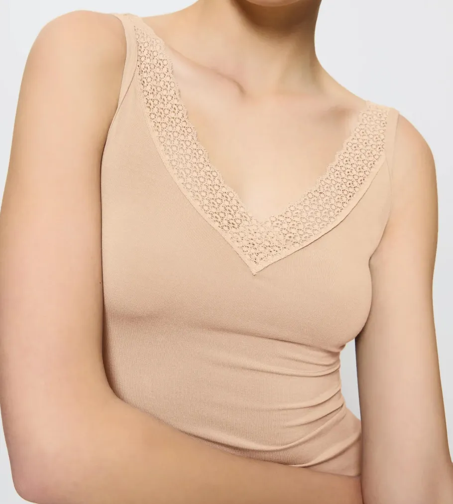 Camisoles, Vests, Tops>Triumph FEEL OF MODAL Skin