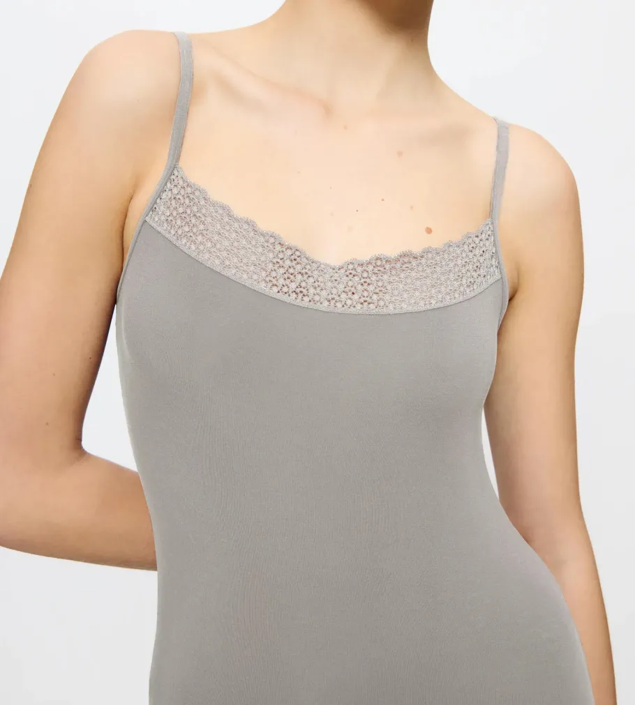 Camisoles, Vests, Tops>Triumph FEEL OF MODAL Silentgrey