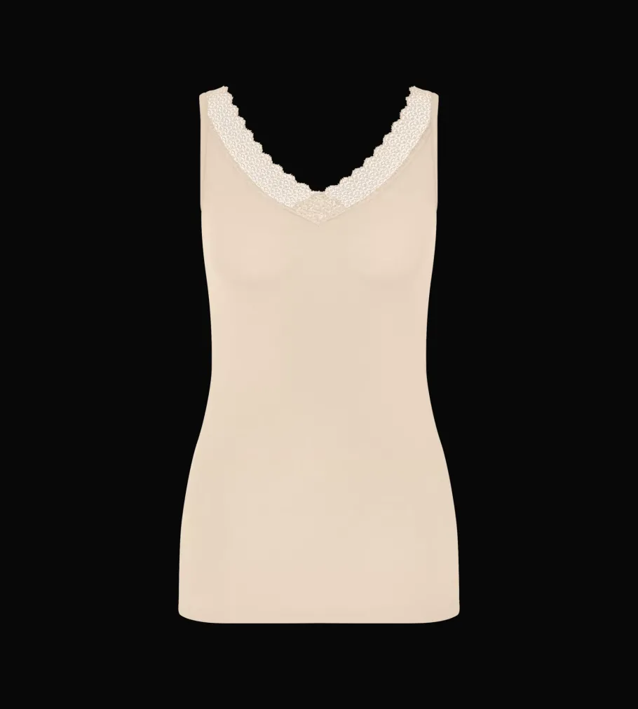 Camisoles, Vests, Tops>Triumph FEEL OF MODAL CreamyDream