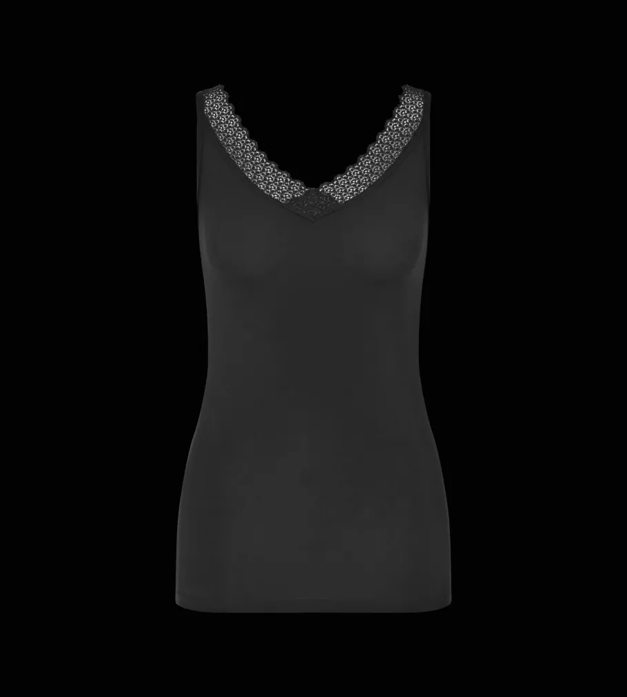 Camisoles, Vests, Tops>Triumph FEEL OF MODAL Black