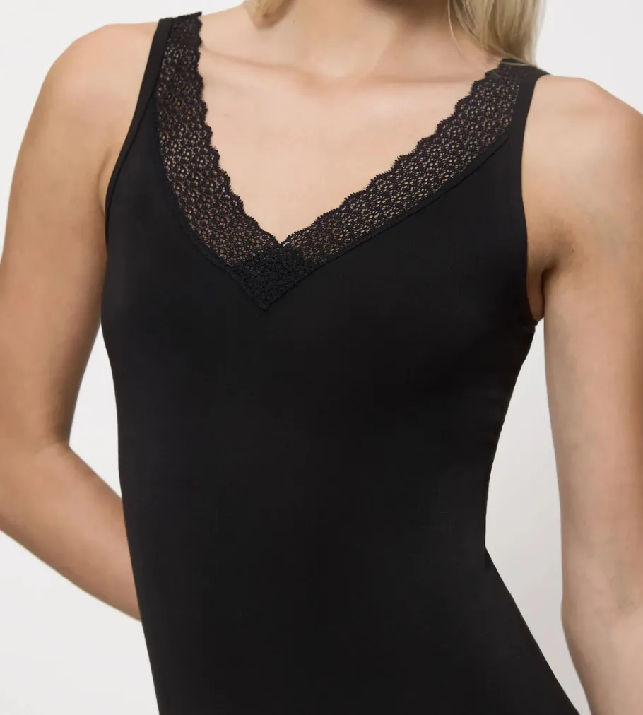 Camisoles, Vests, Tops>Triumph FEEL OF MODAL Black
