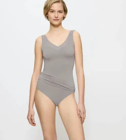 Camisoles, Vests, Tops>Triumph FEEL OF MODAL Silentgrey