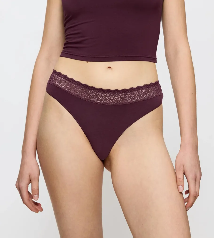 String, Brazilian>Triumph FEEL OF MODAL Burgundy