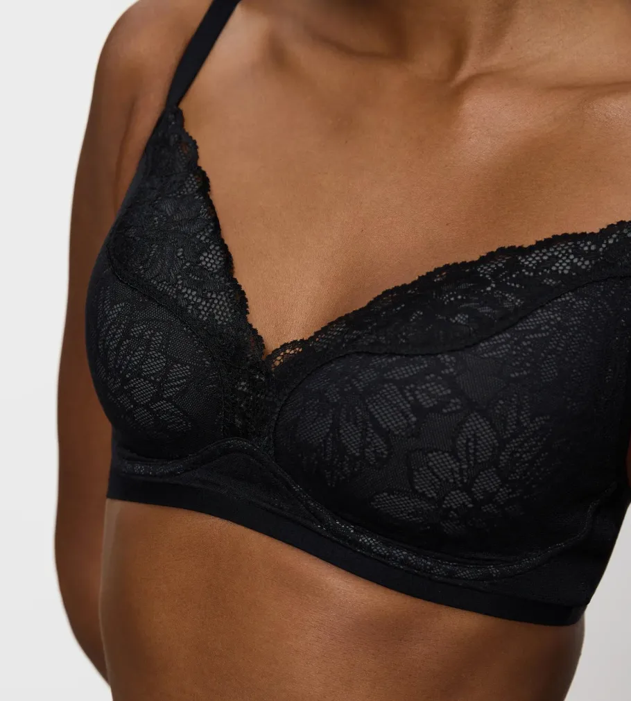 Non-wired Bras|Padded Bras>Triumph FIT SMART Black
