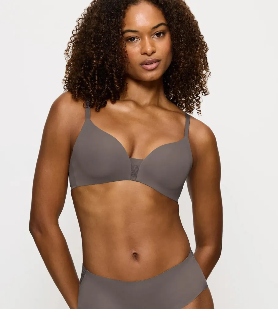 Fuller Cups|Non-wired Bras>Triumph FLEX SMART PigeonGrey