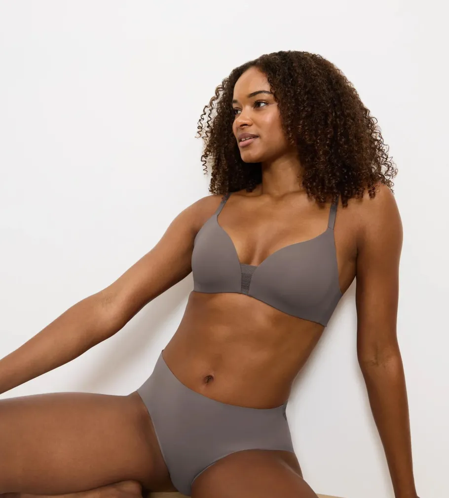 Fuller Cups|Non-wired Bras>Triumph FLEX SMART PigeonGrey