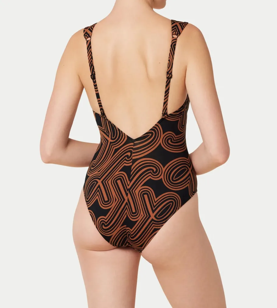 Swimsuits>Triumph FLEX SMART SUMMER Brown-DarkCombination