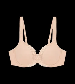 Fuller Cups|Underwired Bras>Triumph MODERN LACE+COTTON NeutralBeige