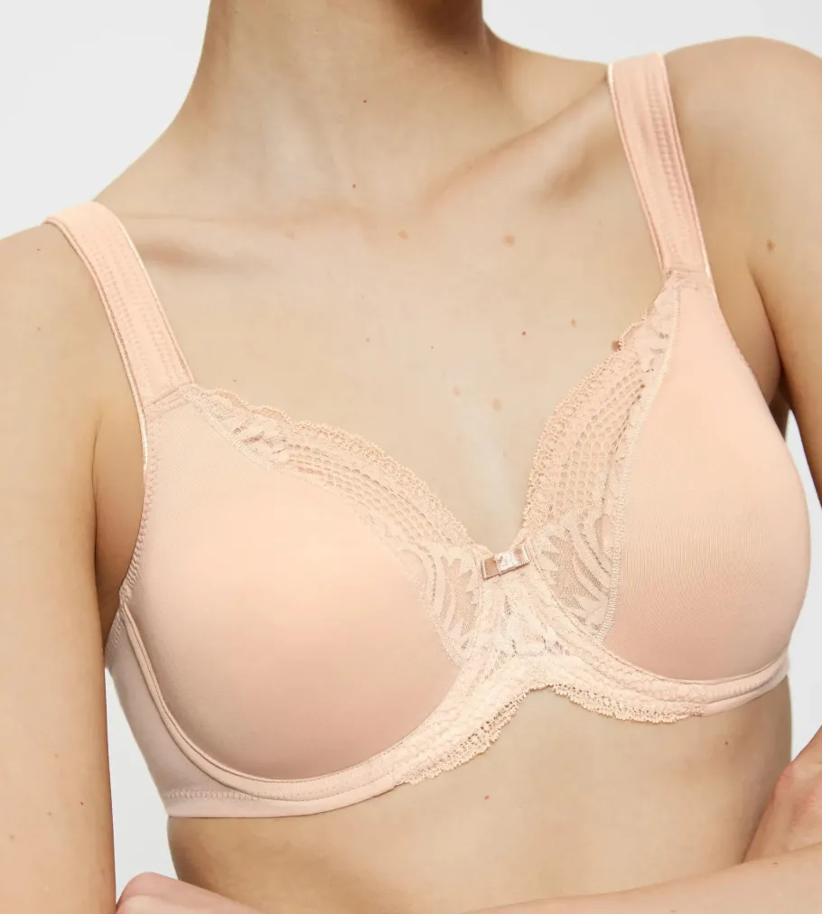 Fuller Cups|Underwired Bras>Triumph MODERN LACE+COTTON NeutralBeige