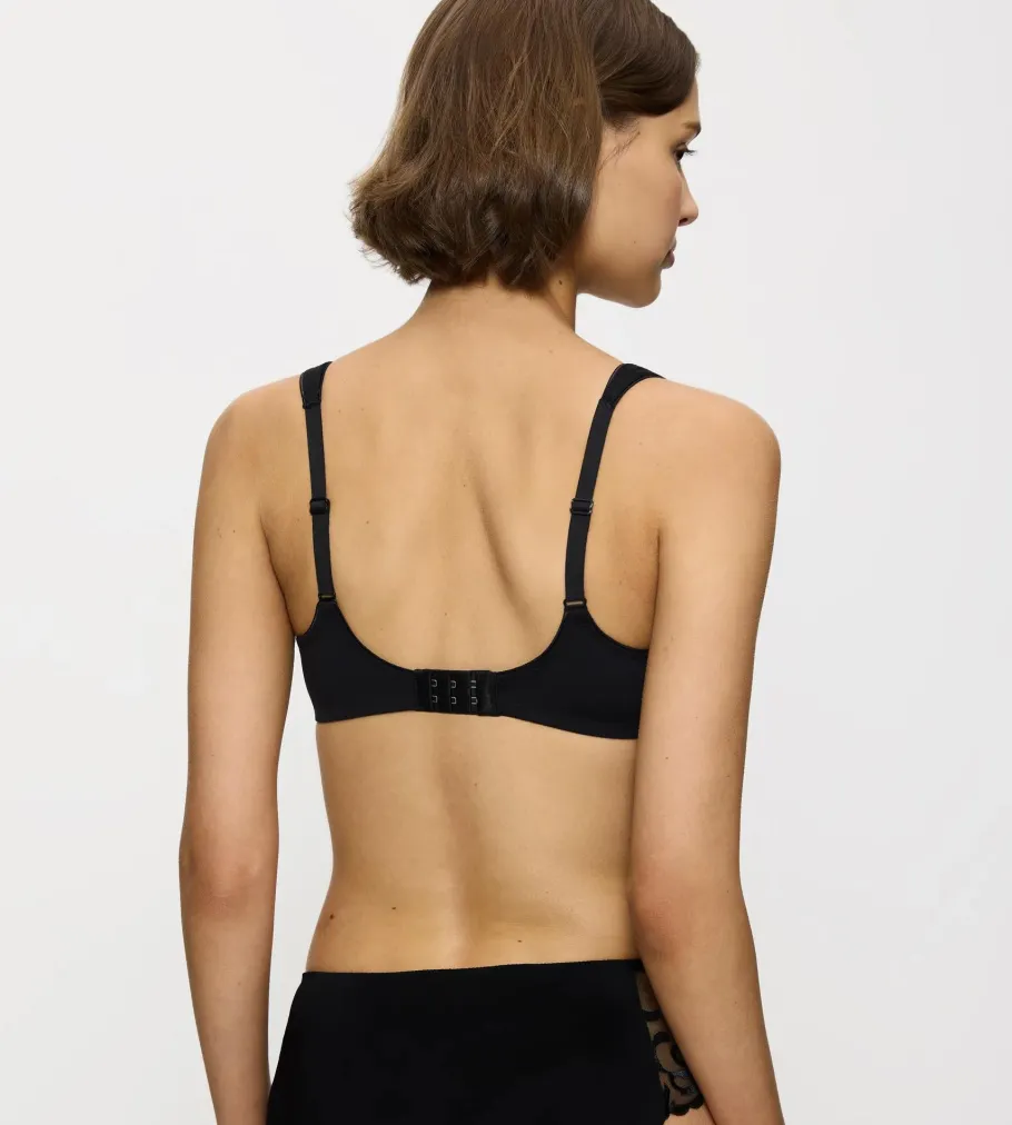 Fuller Cups|Underwired Bras>Triumph MODERN LACE+COTTON Black