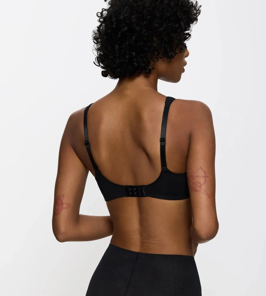 Non-wired Bras|Padded Bras>Triumph MODERN SOFT+COTTON Black