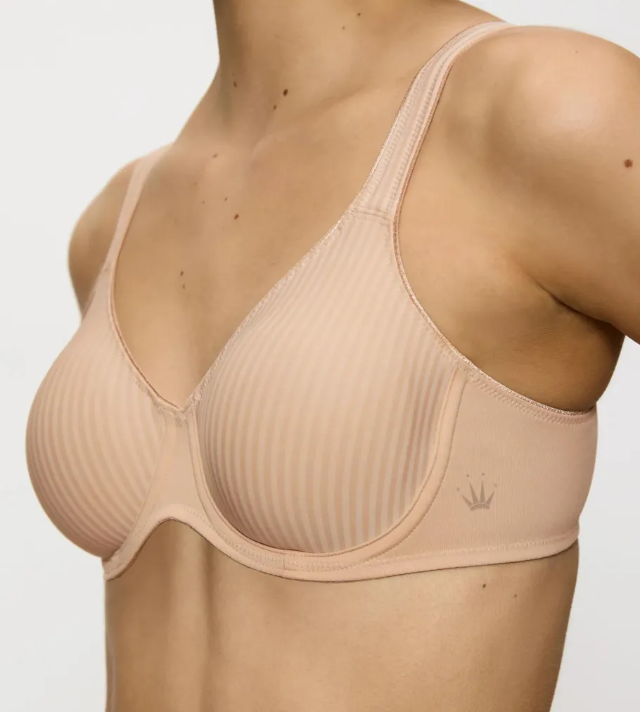 Fuller Cups|Underwired Bras>Triumph MODERN SOFT+COTTON NeutralBeige