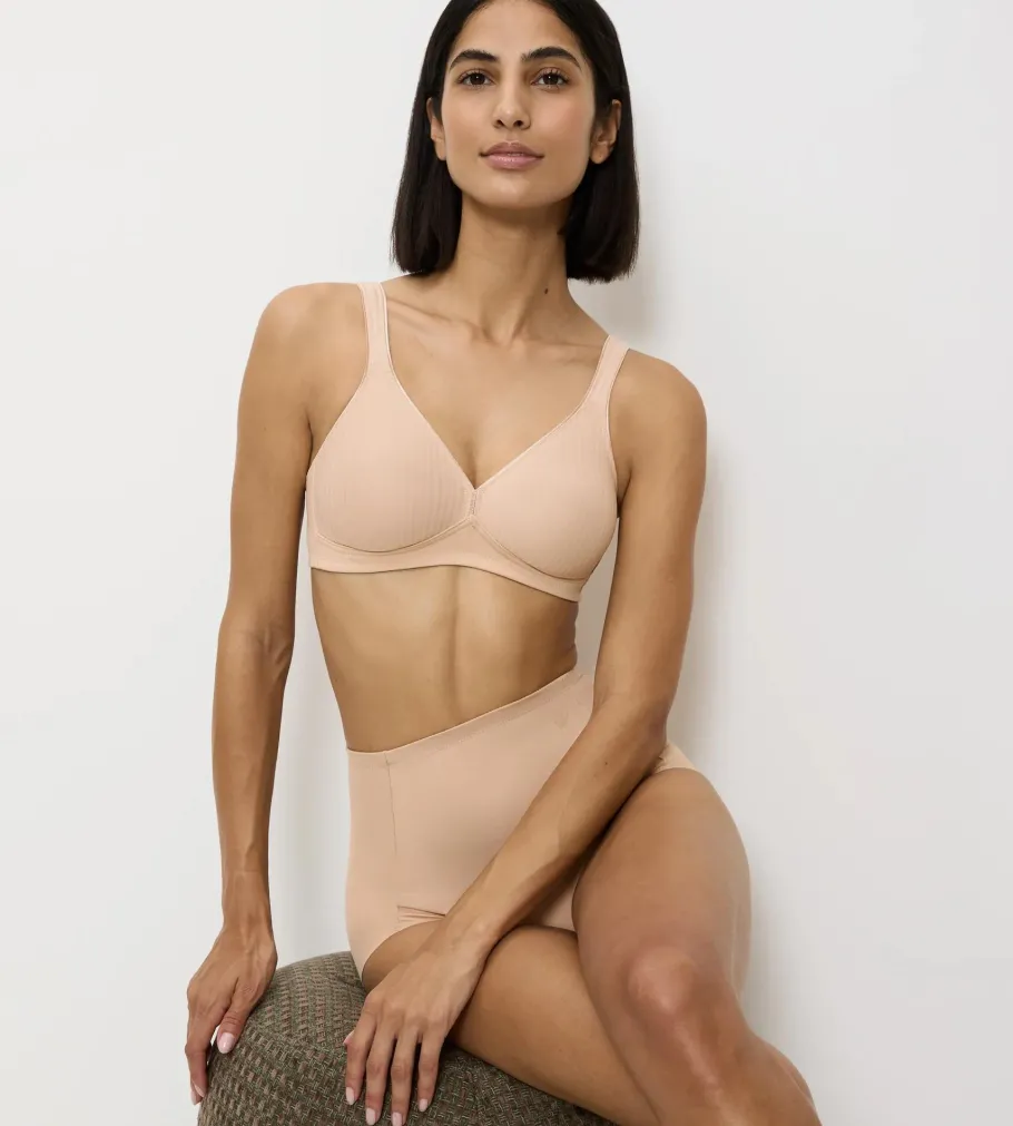 Fuller Cups|Non-wired Bras>Triumph MODERN SOFT+COTTON NeutralBeige