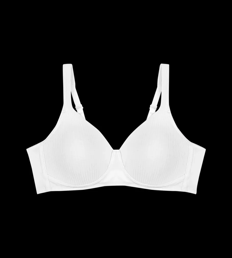 Non-wired Bras|Padded Bras>Triumph MODERN SOFT+COTTON White