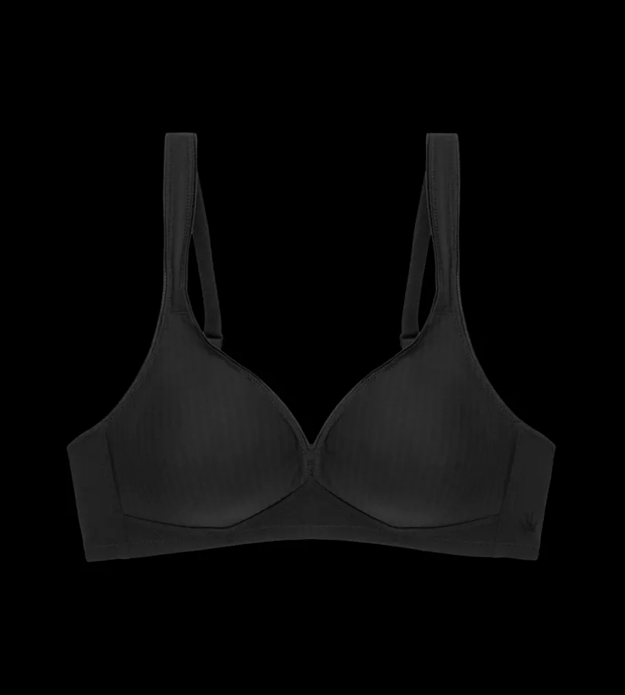 Fuller Cups|Non-wired Bras>Triumph MODERN SOFT+COTTON Black