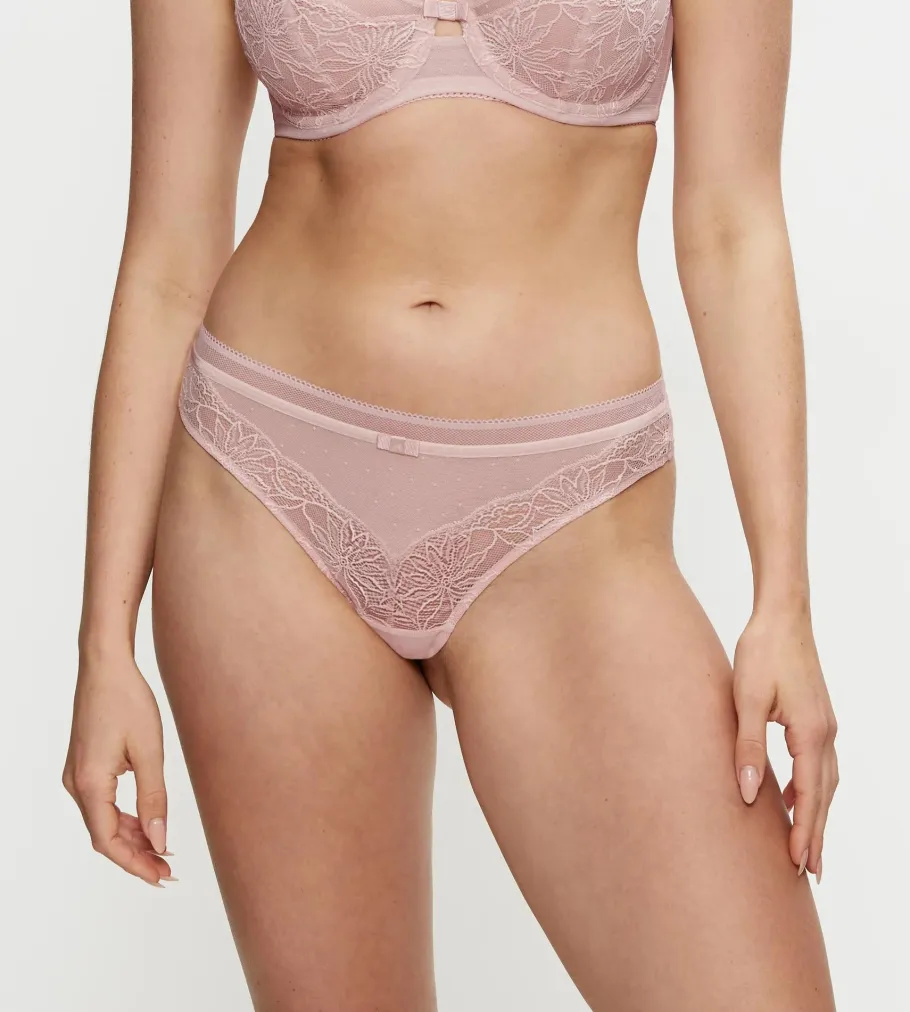String, Brazilian>Triumph O - BEAUTY LILY T FigPink