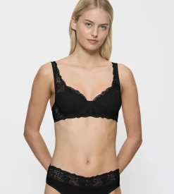 Fuller Cups|Underwired Bras>Triumph O - LIGHT PAONETTE T Black