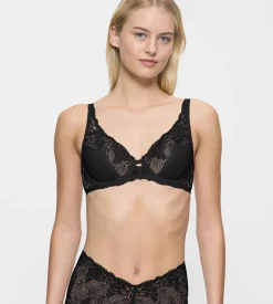 Fuller Cups|Underwired Bras>Triumph O - LIGHT PAONETTE T Black