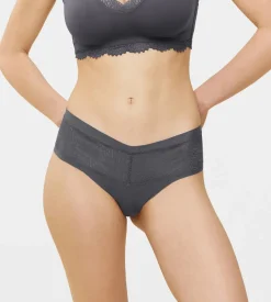 String, Brazilian|Shapewear>Triumph O-VELVETEEN SENSATION DolphinGrey
